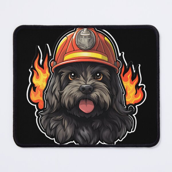 Item preview, Firefighter Chien de Brie Puppy designed and sold by CUTEDOGGIEZ.
