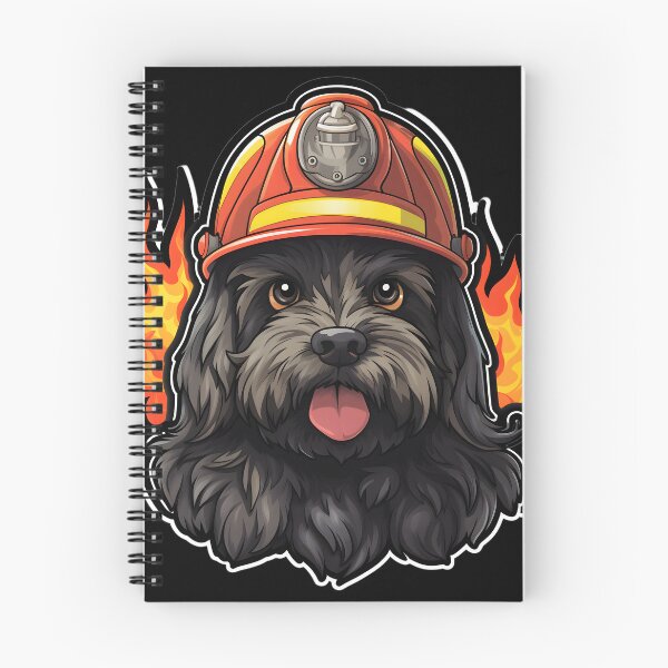 Artikelvorschau, Feuerwehrmann Chien de Brie Puppy entworfen und verkauft von CUTEDOGGIEZ.