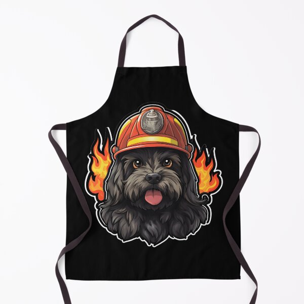 Item preview, Firefighter Chien de Brie Puppy designed and sold by CUTEDOGGIEZ.