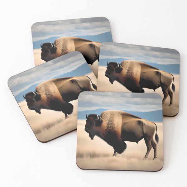 Item preview, GRAZING AMERICAN BISON designed and sold by PIGCASSOSAIART.