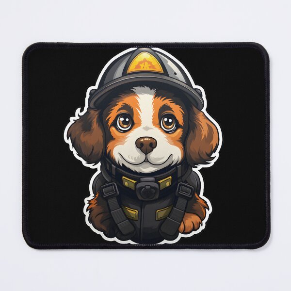 Item preview, Firefighter Brittany designed and sold by CUTEDOGGIEZ.