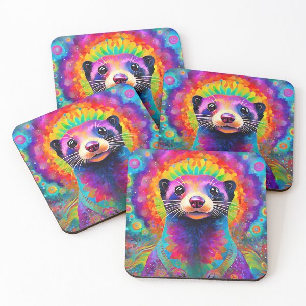 Item preview, Psychedelic ferret designed and sold by TBMdesigns.