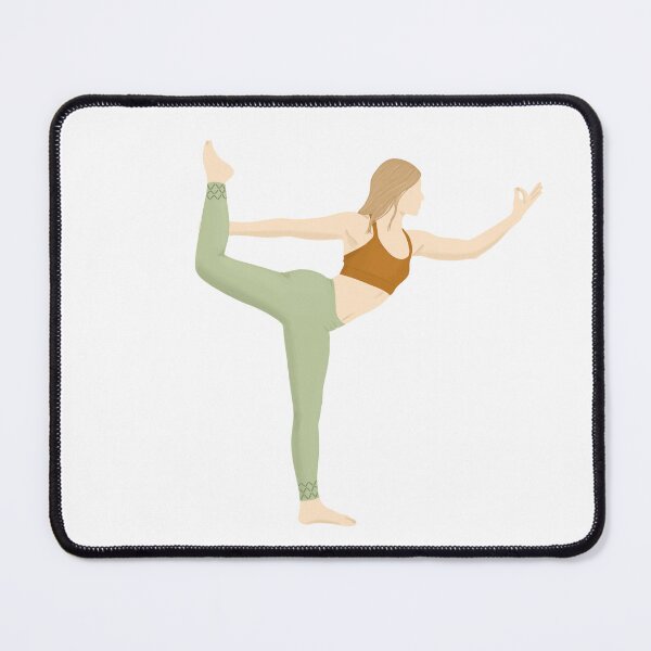 Item preview, Woman in yoga pose designed and sold by CreativeElle.
