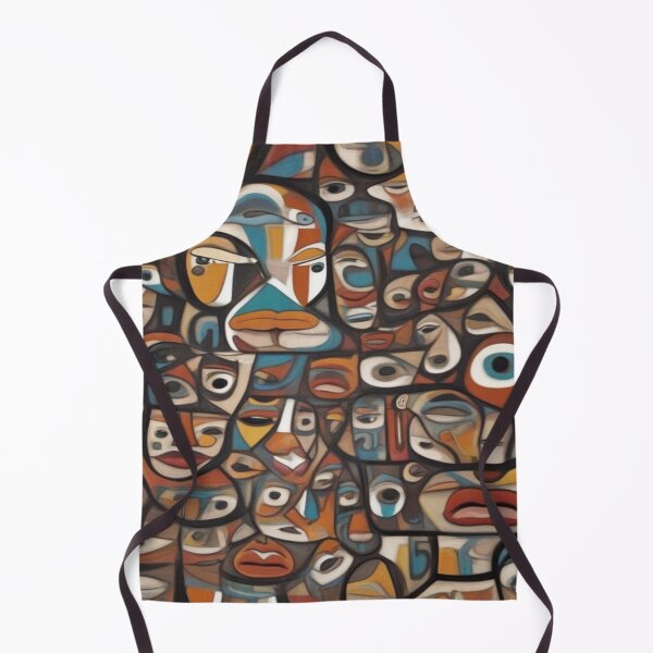 Item preview, Funky Abstraction Style Art Faces. designed and sold by SuraSu.