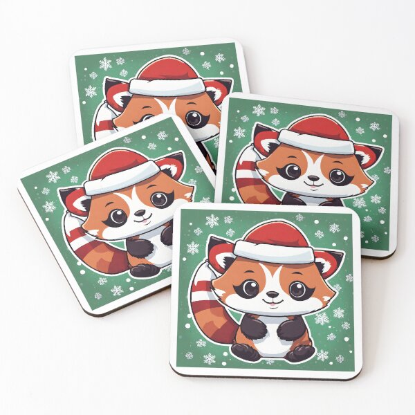Item preview, Kawaii Cute Red Panda Christmas Design designed and sold by VisualMotivator.