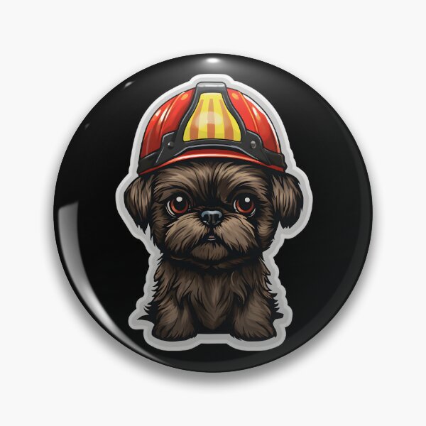 Artikelvorschau, Feuerwehrmann Brussels Griffon entworfen und verkauft von CUTEDOGGIEZ.