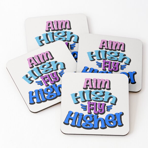 Item preview, Aim High Fly Higher Inspirational Design designed and sold by KansydMerch.