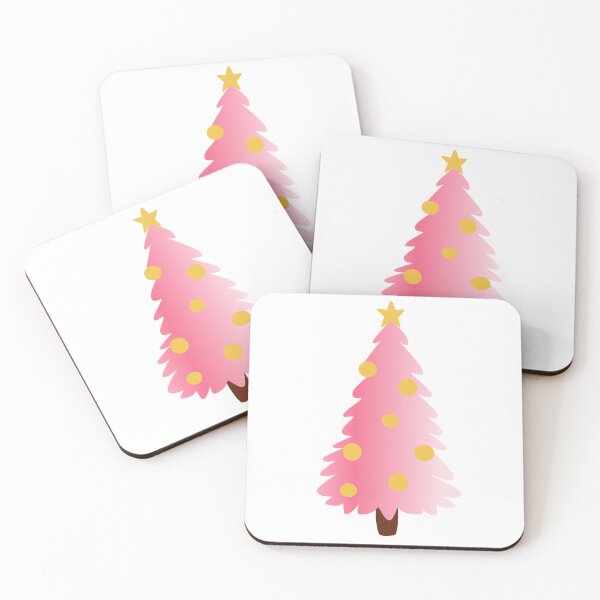 Item preview, Simple pink Christmas tree designed and sold by AlenikArt.
