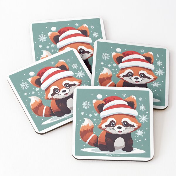 Item preview, Cute Baby Red Panda Christmas Design designed and sold by VisualMotivator.