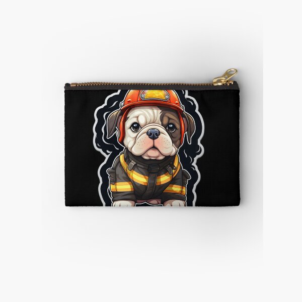 Item preview, Firefighter Bulldog designed and sold by CUTEDOGGIEZ.