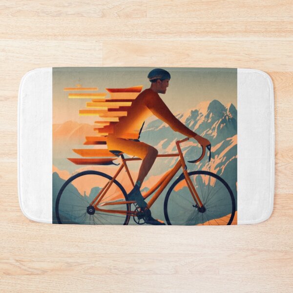 Item preview, man on bike 1 designed and sold by rayo-art.