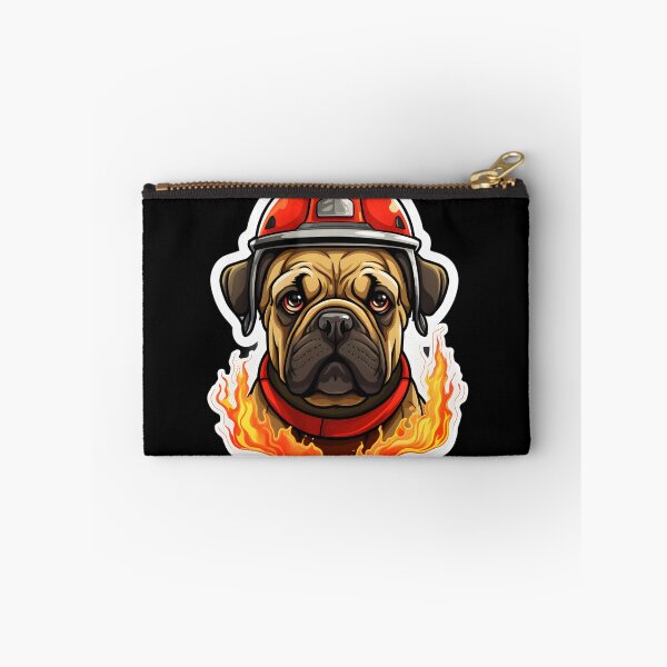 Item preview, Firefighter Bullmastiff designed and sold by CUTEDOGGIEZ.