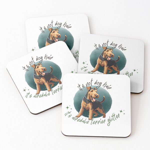 Item preview, Airedale Terrier Dog It's not dog fur - it's airedale glitter designed and sold by GoodyPaws.