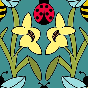 Artwork thumbnail, Spring pattern by TooManySlices