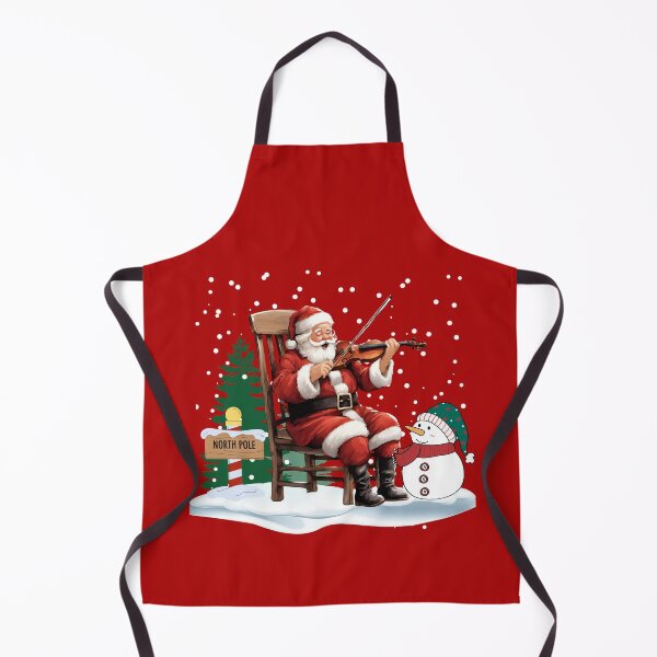 Item preview, Santa Playing the Fiddle/Violin, Gift Ideas for Fiddle/Violin Players designed and sold by Urban-Celt.
