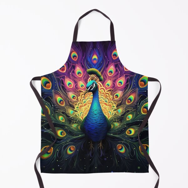 Item preview, Peacock Displaying Neon Art 1 designed and sold by AstroRisq.