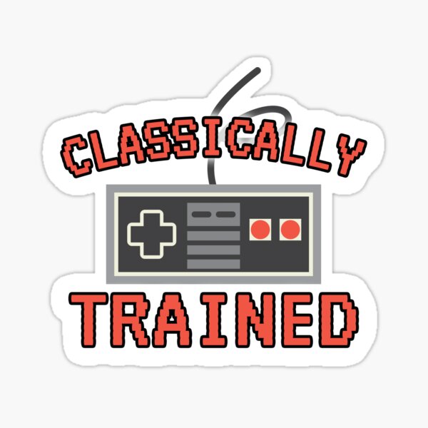 Classically Trained Sticker