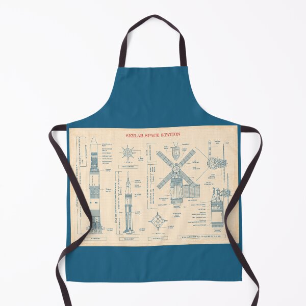 Item preview, Skylab Space Station (Old Paper Blueprint) designed and sold by BGALAXY.