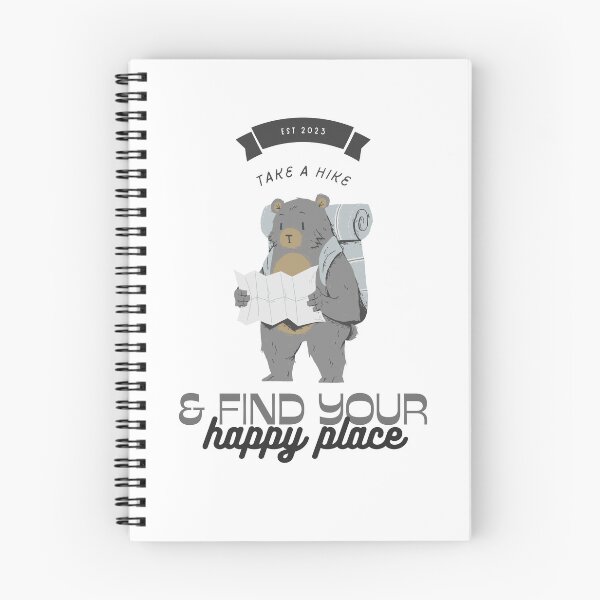 Item preview, Find your happy place camping hiking designed and sold by BreadnButter97.