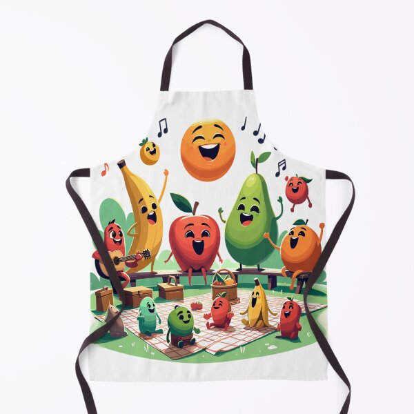 Item preview, Family picnic with animated fruit characters designed and sold by LongIslandDesgn.