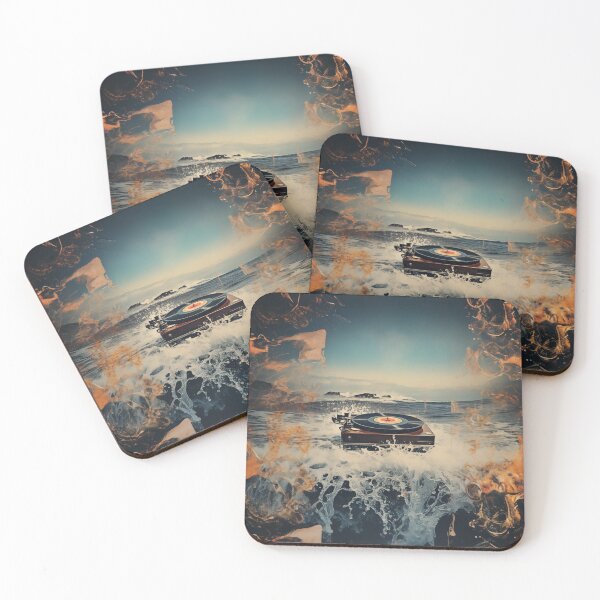 Item preview, turntable with the sound of the sea designed and sold by hola-zzoi.