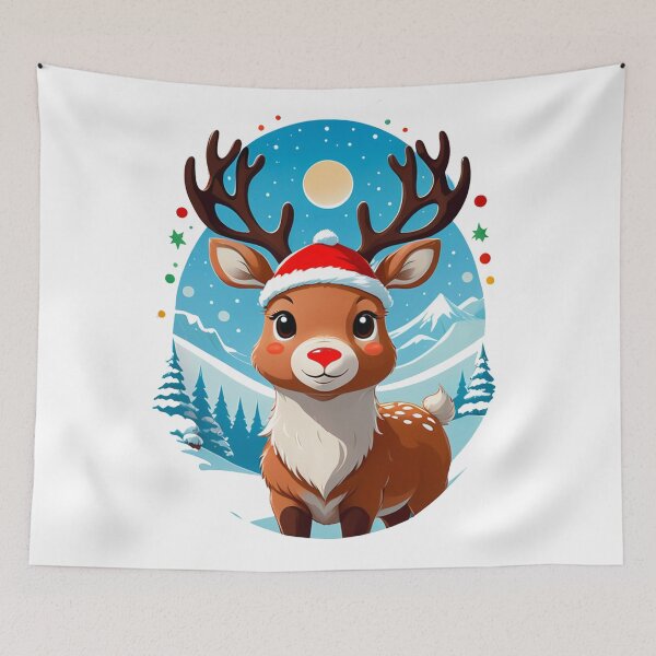 Item preview, Rudolph's Radiant Resurgence: Festive Brilliance Unleashed designed and sold by Art3dLabs.