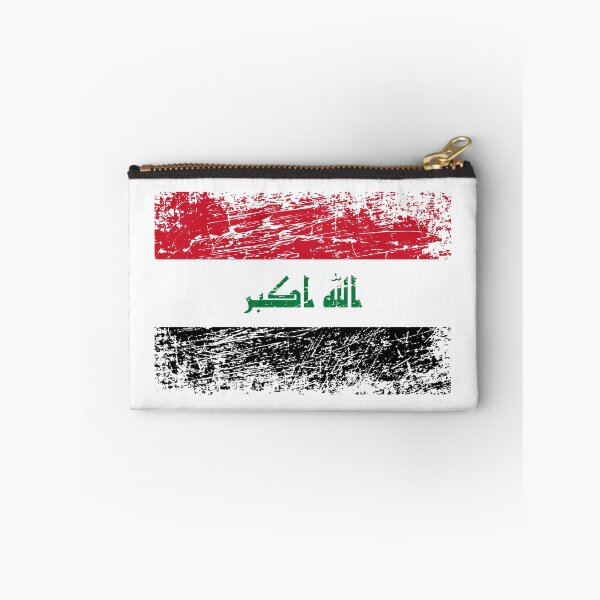 Item preview, Iraq flag flag used look designed and sold by GeogDesigns.