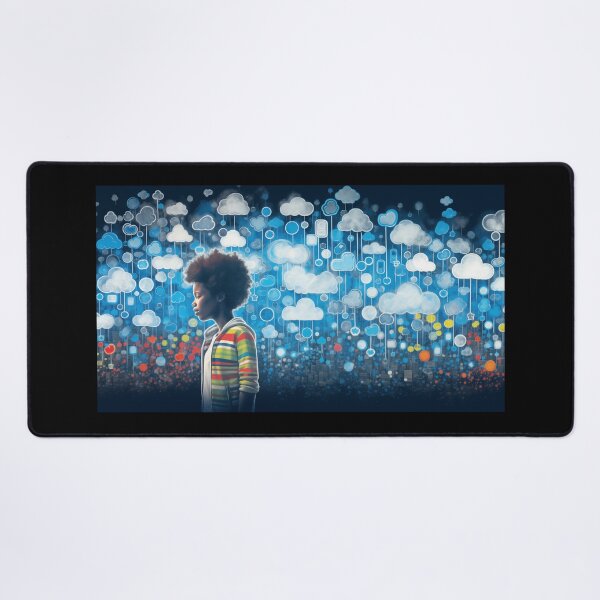 Item preview, Happy clouds, filled with delight, moving through every obstacle designed and sold by Richenda.