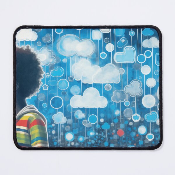 Item preview, Happy clouds, filled with delight, moving through every obstacle designed and sold by Richenda.