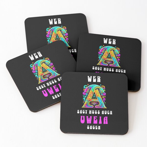Item preview, Copy of Anyone who says A must also say Ouch. Saying in German - funny designed and sold by Pflugart.
