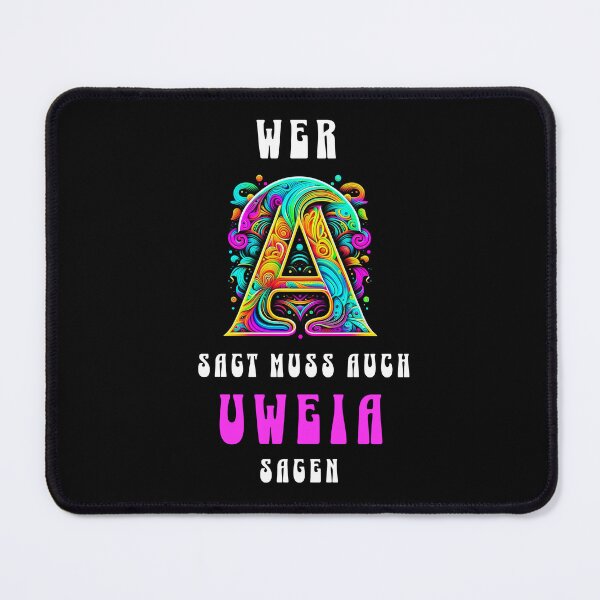 Item preview, Copy of Anyone who says A must also say Ouch. Saying in German - funny designed and sold by Pflugart.