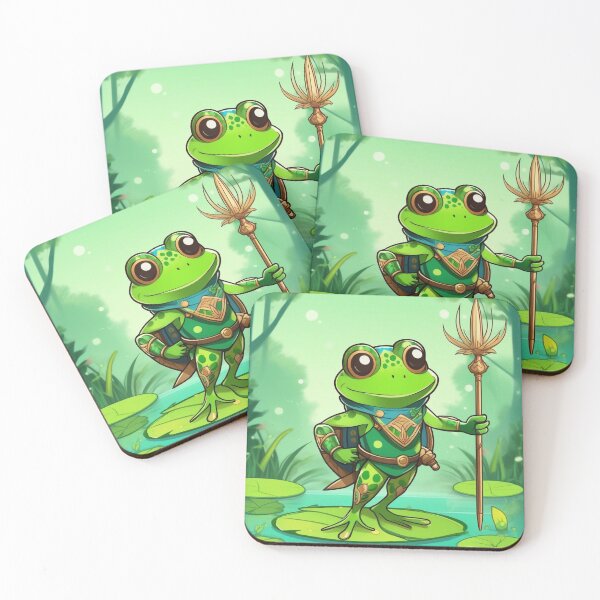 Item preview, Frogbane: The Lily Pad Warrior designed and sold by ccl2023.