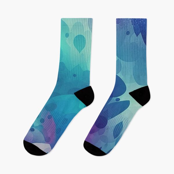 Item preview, Soothing Watercolor Wash - Blue & Purple Abstract Gradient designed and sold by PaintbrushPlace.