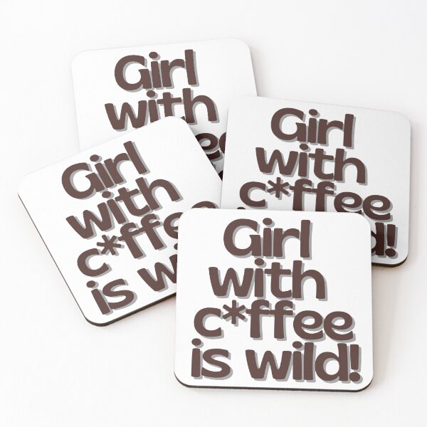 Item preview, girl with coffee is wild designed and sold by Taloory.