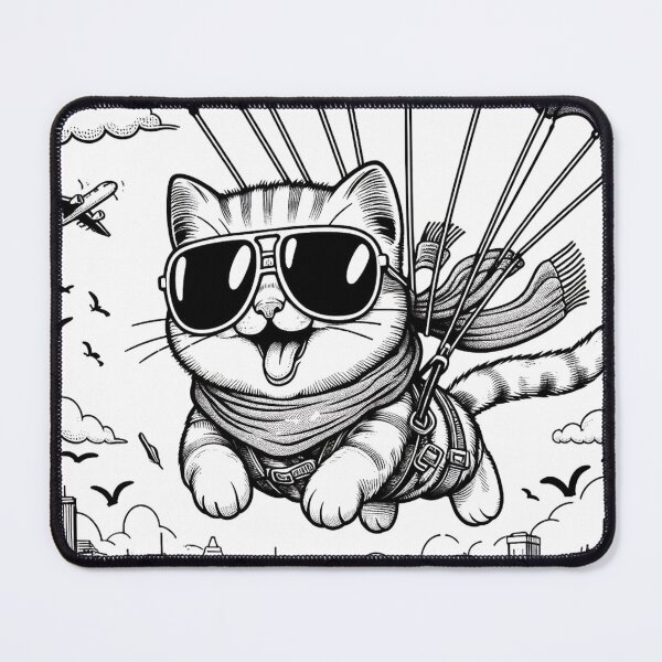 Item preview, Cloud Hopping: Cat Parachuting Quest designed and sold by AIStoore.