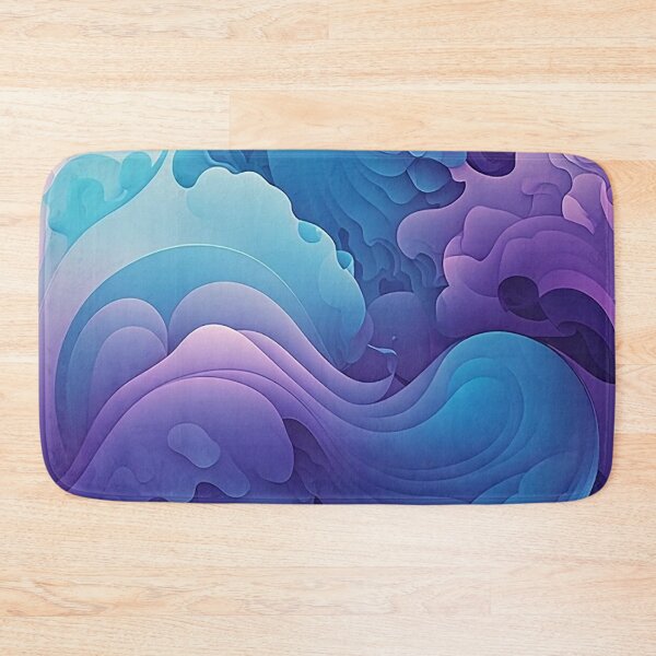Item preview, Ethereal Watercolor Bliss - Blue & Purple Gradient Dream designed and sold by PaintbrushPlace.