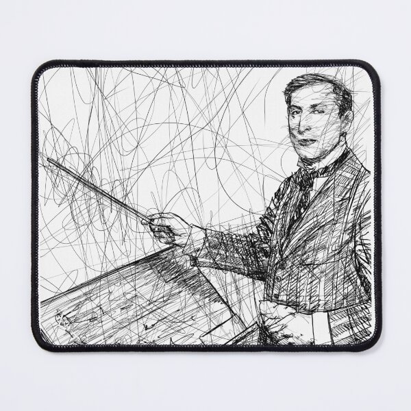 Item preview, OSKAR FRIED ink portrait designed and sold by lautir.