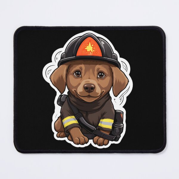 Artikelvorschau, Feuerwehrmann Chesapeake Puppy entworfen und verkauft von CUTEDOGGIEZ.
