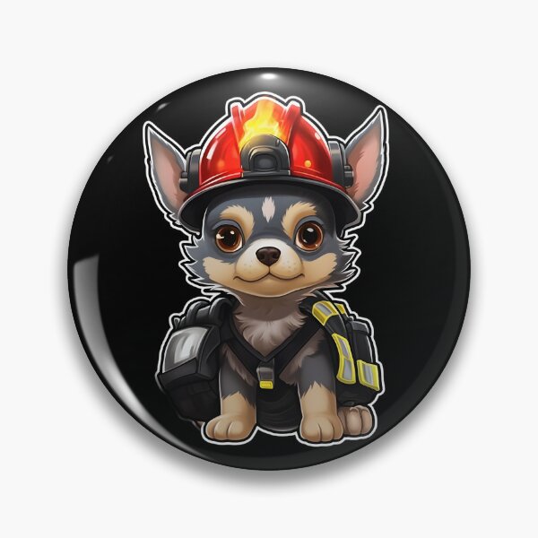 Item preview, Firefighter Chihuahua designed and sold by CUTEDOGGIEZ.