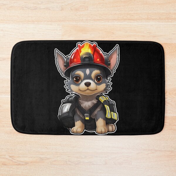 Item preview, Firefighter Chihuahua designed and sold by CUTEDOGGIEZ.