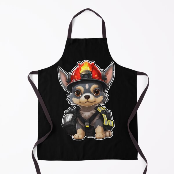 Item preview, Firefighter Chihuahua designed and sold by CUTEDOGGIEZ.