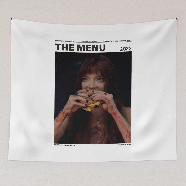 Item preview, THE MENU // movie poster blurred minimal designed and sold by 33ll.