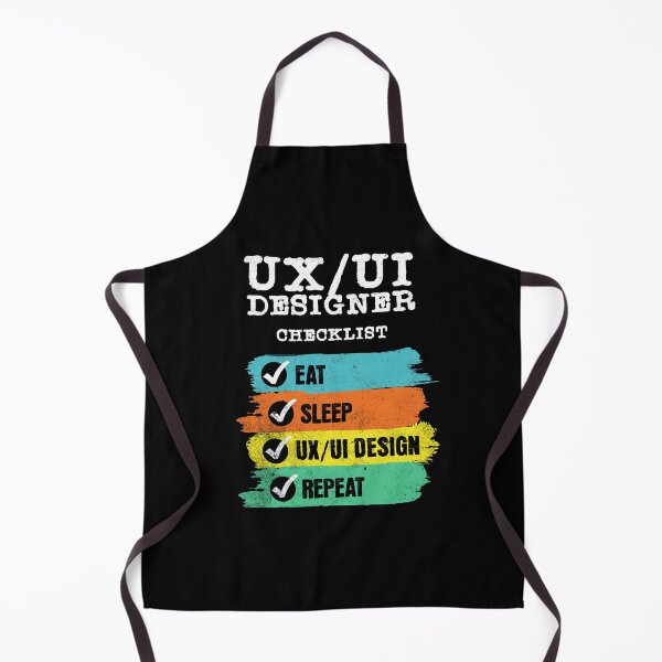 Item preview, Funny Checklist Eat Sleep UX Design Process Repeat - UX/UI Designer designed and sold by knapst.