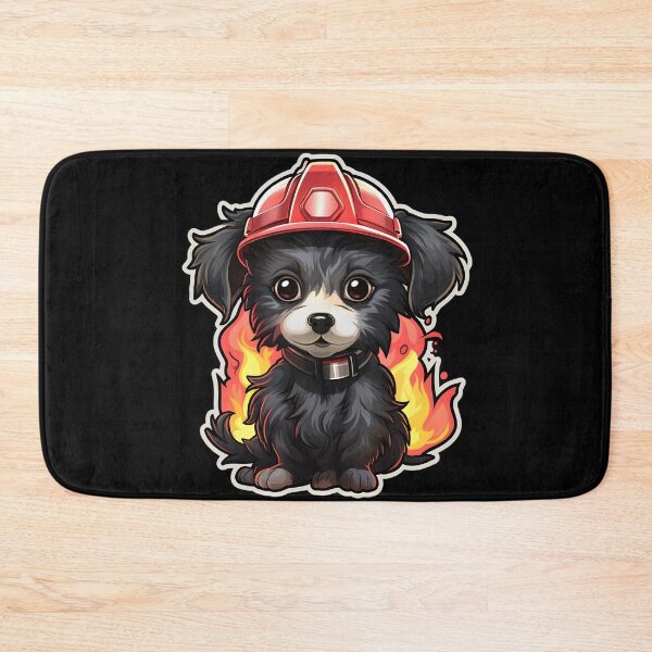 Item preview, Firefighter Chinese Crested designed and sold by CUTEDOGGIEZ.