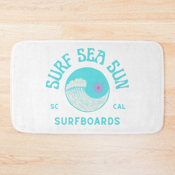 Item preview, surf sea sun groovy electric blue paddle board designed and sold by soulsurferart.