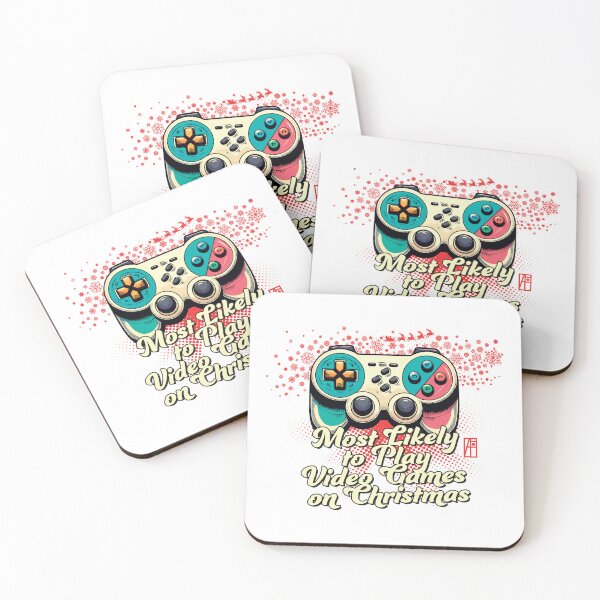 Item preview, Most Likely to Play Video Games on Christmas - Gaming Passion - Funny Christmas designed and sold by ArtProjectShop.