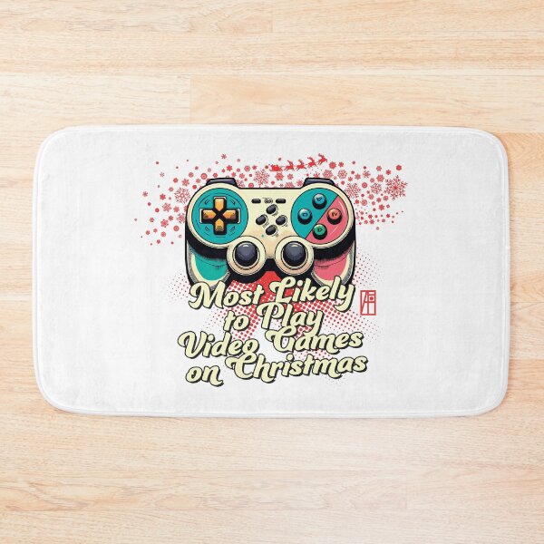 Item preview, Most Likely to Play Video Games on Christmas - Gaming Passion - Funny Christmas designed and sold by ArtProjectShop.
