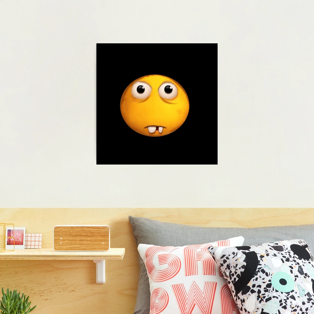 Buck tooth Emoji Realization - Meme Designed Photographic Print for Sale  by TyxShop | Redbubble