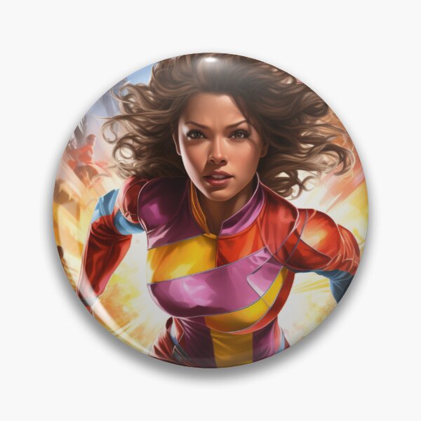 Item preview, Velocity Vixen – Superheroine Speed Art Print designed and sold by SmartDesignByBB.