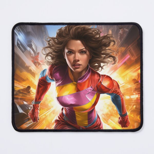 Item preview, Velocity Vixen – Superheroine Speed Art Print designed and sold by SmartDesignByBB.